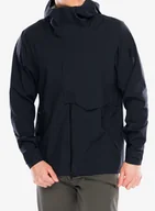 Kurtki męskie - Kurtka przeciwdeszczowa Salomon Outerpath Jkt WP Pro - deep black - miniaturka - grafika 1