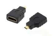 Kable - Adapter Przejściówka Gn Hdmi Wt Micro Hdmi Full Hd - miniaturka - grafika 1