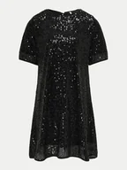 Sukienki i spódniczki dla dziewczynek - Kids ONLY Sukienka elegancka 15338538 Czarny Loose Fit - miniaturka - grafika 1
