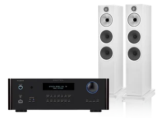 Rotel RA-1592 MkII (czarny) + 603 S3 (biały) - Zestawy stereo - miniaturka - grafika 1