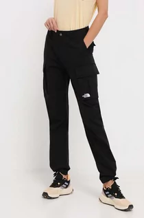 Spodnie damskie - The North Face spodnie damskie kolor czarny fason cargo medium waist - grafika 1