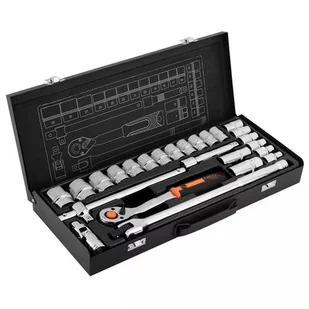 Klucze nasadowe NEO Tools 1/2" zestaw 25szt. 10-036 - Zestawy narzędziowe - miniaturka - grafika 1