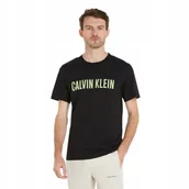 Koszulki męskie - CALVIN KLEIN KOSZULKA MĘSKA T-SHIRT CREW CZARNA r.XL - miniaturka - grafika 1