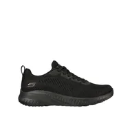 Buty trekkingowe damskie - Buty na co dzień damskie SKECHERS BOBS SQUAD CHAOS - FACE OFF lekkie - miniaturka - grafika 1