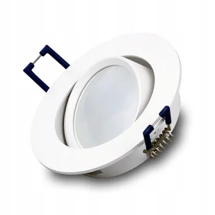 Oprawa halogenowa Okrągła Odlew Alu Biały do Led - Lampy sufitowe - miniaturka - grafika 1