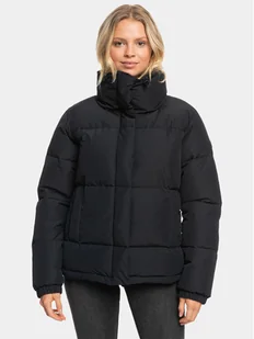 Roxy Kurtka puchowa Winter Rebel Jk Otlr ERJJK03556 Czarny Regular Fit - Kurtki damskie - miniaturka - grafika 1