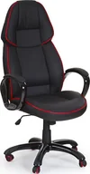 Fotele i krzesła biurowe - Krzesło biurowe Profeos Szafir Czarno-czerwone - miniaturka - grafika 1