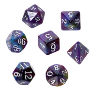 Akcesoria do gier planszowych - Rebel komplet kości RPG - Akrylowe - Droga Mleczna - miniaturka - grafika 1