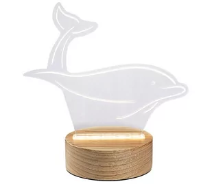 Rabalux 76002 - LED Dziecięca lampka AKALI LED/2W/5V 3000K dolphin buk - Wyposażenie pokoiku dziecięcego - miniaturka - grafika 1
