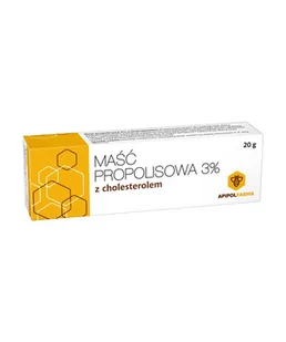 FARMINA SP. Z O.O. Maść propolisowa 3% z cholesterolem 20 g 7085773 - Żele i maści lecznicze - miniaturka - grafika 1