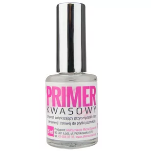 Primer Kwasowy W Pędzelku Wytrawiacz Płytki 15 ML - Zmywacze i cleanery do paznokci - miniaturka - grafika 1