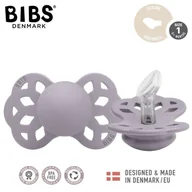 Smoczki uspokajające - BIBS INFINITY ANATOMICAL FOSSIL GREY S Smoczek ortodontyczny silikonowy - miniaturka - grafika 1