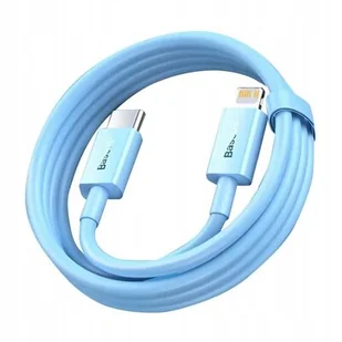 Kabel USB-C do Lightning Baseus PD 20W 1m (niebieski) - Kable - miniaturka - grafika 1