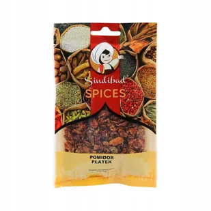 POMIDOR SUSZONY PŁATKI 50 G Sindibad DO ZUP I SOSÓW 100% NATURALNY - Przyprawy i zioła sypkie - miniaturka - grafika 1
