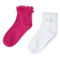 Skarpetki dla dzieci - Zestaw 2 par wysokich skarpet dziecięcych Mayoral 10711 Kolorowy - miniaturka - grafika 1