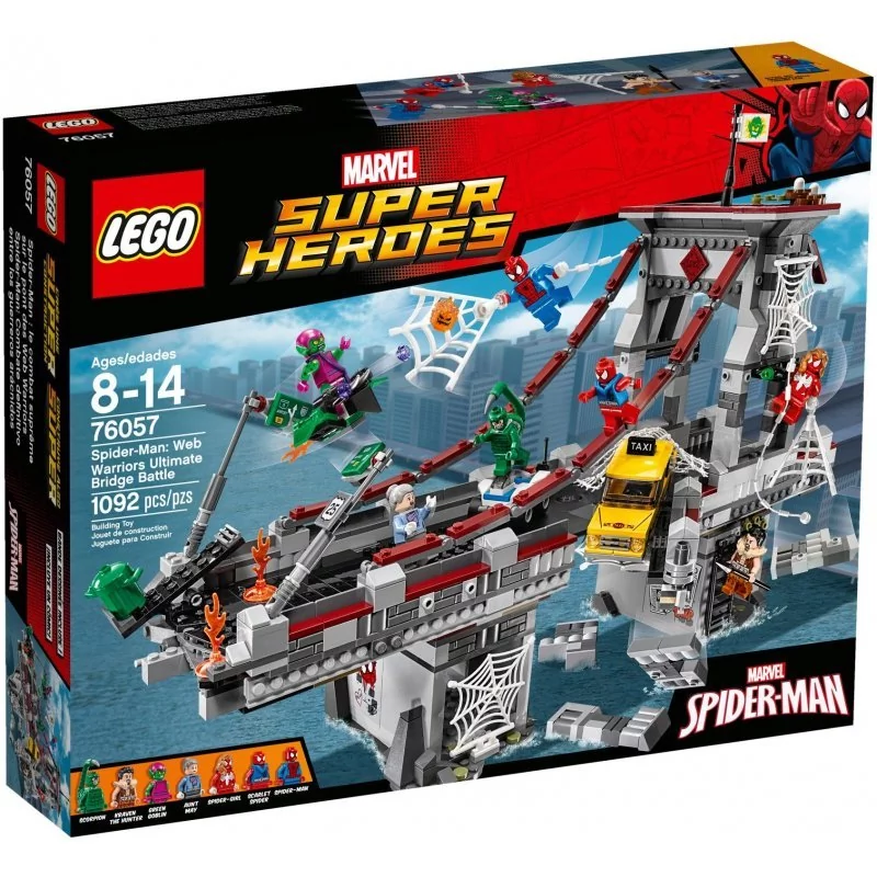 LEGO Super Heroe Spiderman Pajęczy wojownik 76057
