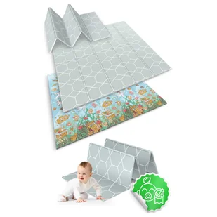 Mata piankowa składana 200 x 180 x 1 cm Nukido NK-340 ocean - Maty piankowe - miniaturka - grafika 9
