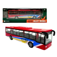 Samochody i pojazdy dla dzieci - MEGADIDI AUTOBUS metalowy model autobusu NAPĘD - miniaturka - grafika 1