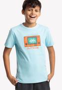 Koszulki dla chłopców - Niebieska chłopięca koszulka T-OUTSIDE JUNIOR - Volcano - miniaturka - grafika 1