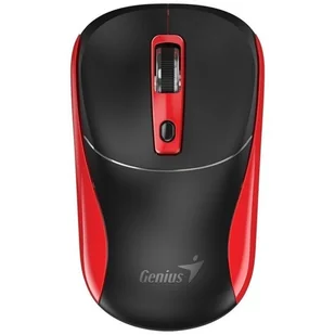 Mysz bezprzewodowa, Genius NX-7123, czarno-czerwona, optyczna, 1200DPI - Myszki - miniaturka - grafika 1