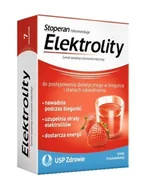 Układ pokarmowy - USP ZDROWIE SP. Z O.O Elektrolity x 7 sasz o smaku truskawkowym - miniaturka - grafika 1