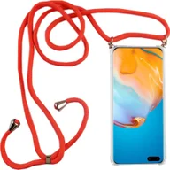 Etui i futerały do telefonów - Etui Huawei Etui na telefon komórkowy z łańcuszkiem Etui na telefon komórkowy Etui na telefon komórkowy z paskiem, do telefonu komórkowego: Huawei P30 Lite New Edition, wybierz pasek: różowy - miniaturka - grafika 1