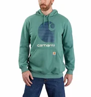 Bluzy męskie - Bluza Carhartt Rain Defender Midweight "C" Logo GREEN - miniaturka - grafika 1
