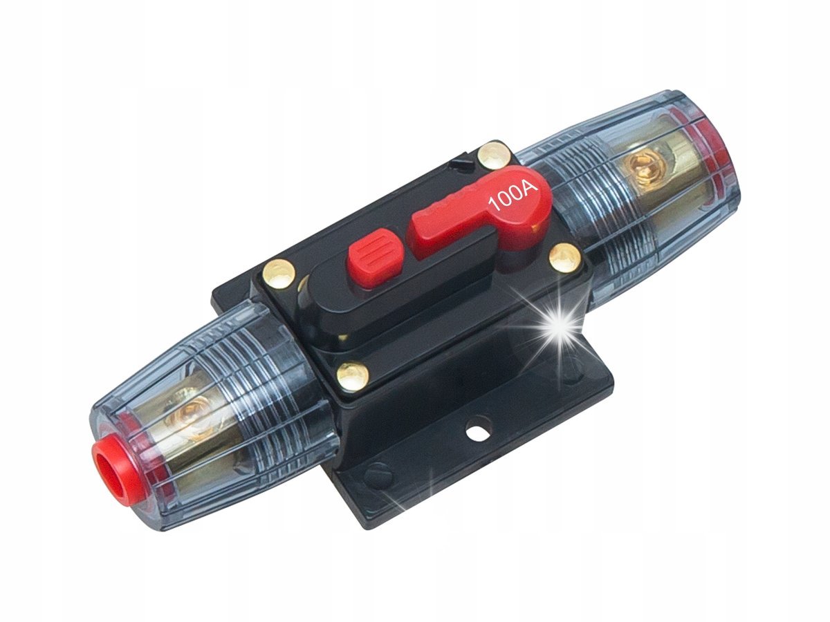 BEZPIECZNIK SAMOCHODOWY 100A 12V 48V WYŁĄCZNIK AUTOMATYCZNY