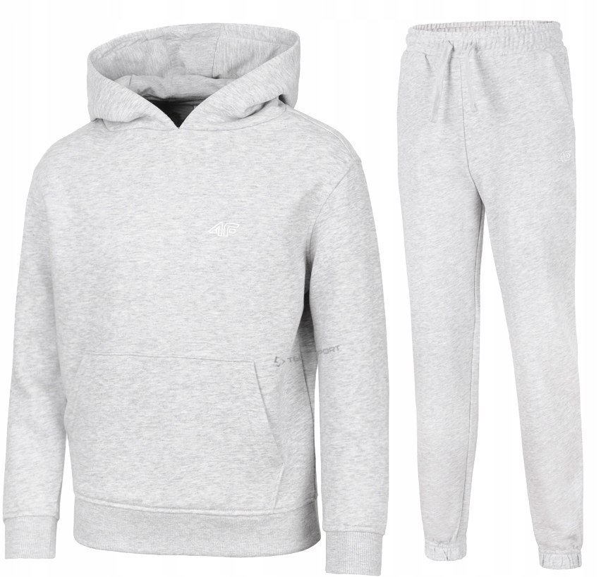 4F OCIEPLANY DZIEWCZÄCY DRES KOMPLET BLUZA SPODNIE / rozm 164