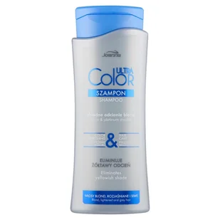 Joanna Ultra Color System Szampon do włosów blond, rozjaśnianych i siwych 400ml - Szampony do włosów - miniaturka - grafika 2