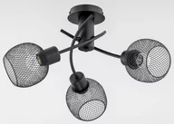 Lampy sufitowe - Alfa Lampa wisząca Watsa czarna 3 x 60W E27 - miniaturka - grafika 1