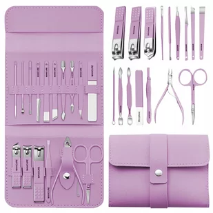 Profesjonalny Zestaw Do Manicure I Pedicure, Mani-cut Pink, 16 Szt. - Zestawy do manicure i pedicure - miniaturka - grafika 1