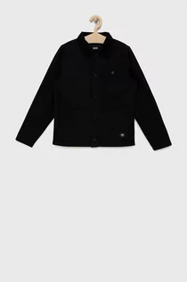 Kurtki i płaszcze dla chłopców - Vans kurtka jeansowa dziecięca kolor czarny - grafika 1