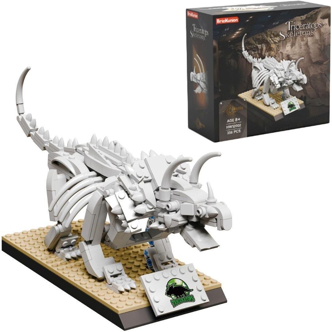Trifox Klocki szkielet dinozaur triceratops 356el
