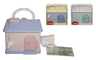 Skarbonka z uchwytem zamykana na klucz domek Mix - Skarbonki - miniaturka - grafika 1