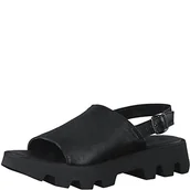 Sandały damskie - s.Oliver Sandały damskie 5-5-28211-20 Rozmiar: EU, czarny, 36 EU - miniaturka - grafika 1