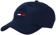 Czapki damskie - Tommy Jeans Damska czapka z flagą TJW, granatowa, jeden rozmiar - miniaturka - grafika 1