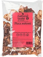 Przysmaki dla psów - Natural Taste naturalny przysmak gryzaki dla psa płuca wołowe 500 g - miniaturka - grafika 1
