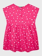 Sukienki i spódniczki dla dziewczynek - United Colors Of Benetton Sukienka codzienna 4EKJGV00M Różowy Regular Fit - miniaturka - grafika 1
