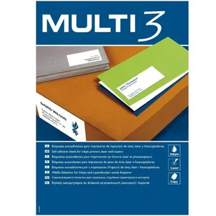 MULTI 3 Etykiety uniwersalne AP10504 199,6x289,1mm 100 - Etykiety do drukarek - miniaturka - grafika 2