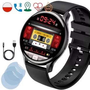 Rubicon Active Amoled Czarny - Smartwatch - miniaturka - grafika 1