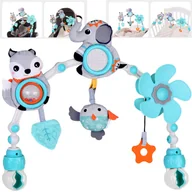 Zawieszki dla dzieci i niemowląt - INTERAKTYWNA ZAWIESZKA DO ŁÓŻECZKA DLA NIEMOWLĄT - miniaturka - grafika 1
