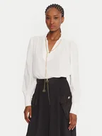 Bluzki damskie - Rinascimento Bluzka CFC0125721003 Biały Regular Fit - miniaturka - grafika 1