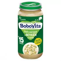 BoboVita Białe warzywa z indykiem w sosie po 15 miesiącu 250 g - Dania dla dzieci - miniaturka - grafika 1