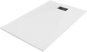 Brodziki prysznicowe - Mexen Hugo brodzik prostokątny SMC 140 x 70 cm, biały, maskownica czarna - 42107014-B - miniaturka - grafika 1