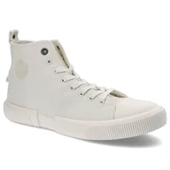 Półbuty męskie - Białe Sneakersy Big Star Męskie Wygodne Obuwie - miniaturka - grafika 1