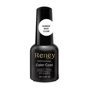 Reney, Rubber Base Clear, baza pzezroczysta, 10 ml - Utwardzacze do paznokci - miniaturka - grafika 1