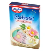 Bakalie - Dr. Oetker Stokrotki opłatki kolorowe 24 sztuki Dr. Oetker - miniaturka - grafika 1