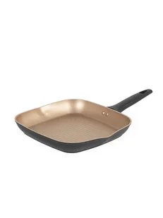 Russel Hobbs Patelnia grillowa "Opulence" w kolorze złoto-czarnym - 28 x 28 cm - Patelnie - miniaturka - grafika 1