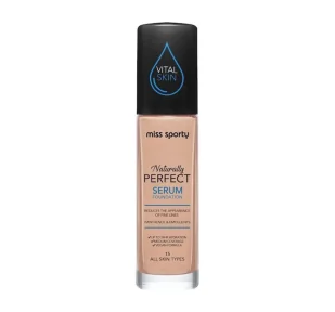 MISS SPORTY NATURALLY PERFECT SERUM PODKŁAD DO TWARZY 15 30ML - Podkłady do twarzy - miniaturka - grafika 1